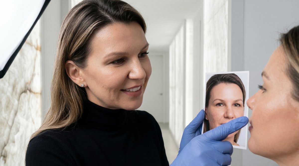 Abstract digital silhouette demonstrating targeted body contouring and energy-based skin tightening.